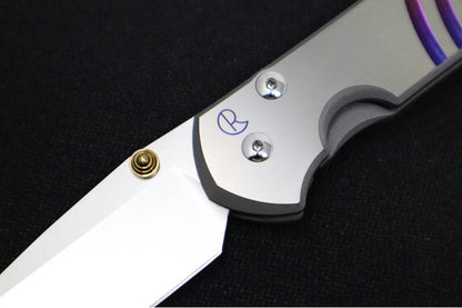 Chris Reeve Knives Large Sebenza 31 Unique Graphic - CPM-Magnacut Steel / Drop Point Blade / Iolite Cabochon L31-1408-0530 #9418