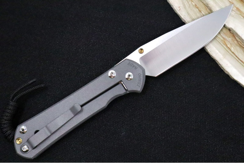 Chris Reeve Knives Large Sebenza 31 Unique Graphic - CPM-Magnacut Steel / Drop Point Blade / Iolite Cabochon L31-1408-0530 #9432