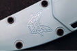 Benchmade 18030 Fishcrafter 5" Fixed Blade - CPM-Magnacut Steel / Trailing Point Blade / Depth Blue Santoprene Handle / Sonar Gray Injection Molded Sheath - Northwest Knives