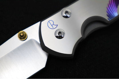 Chris Reeve Knives Large Sebenza 31 Unique Graphic - CPM-Magnacut Steel / Drop Point Blade / Iolite Cabochon L31-1408-0530 #9425