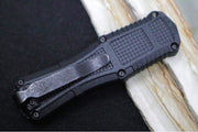 Benchmade 3375GY Mini Claymore OTF - Dagger Blade / CPM-D2 Steel / Smoke Gray PVD Coating / Black Polymer Handle - Northwest Knives
