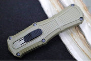 Benchmade 3375GY-1 Mini Claymore OTF - Dagger Blade / CPM-D2 Steel / Smoke Gray PVD Coating / Ranger Green Polymer Handle - Northwest Knives