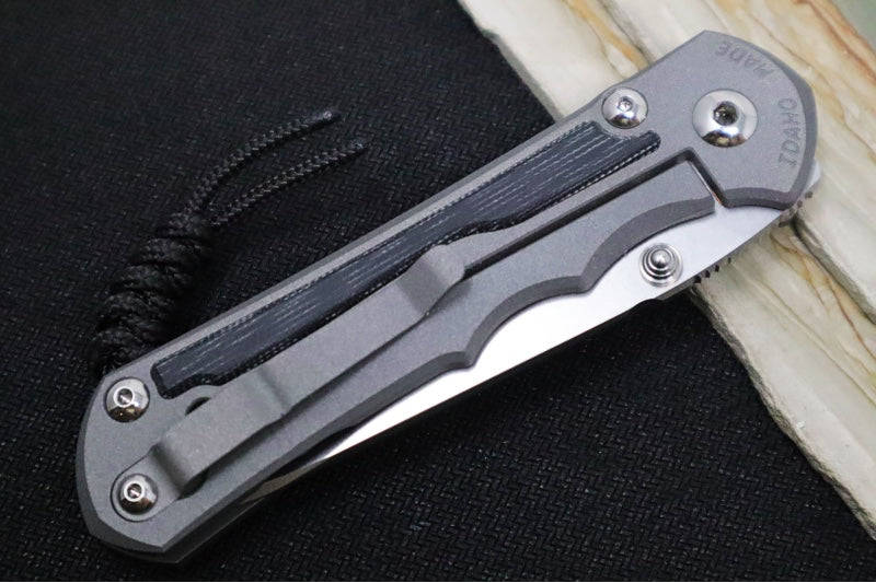 Chris Reeve Knives Large Inkosi - Insingo Blade /  Black Micarta Inlay / CPM-Magnacut Steel LIN-1028