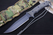 Chris Reeve Knives Pacific 7" Fixed Blade - Plain Edge Blade / Micarta Handle / CPM-Magnacut PAC-1000 - Northwest Knives
