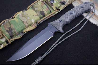 Chris Reeve Knives Pacific 7" Fixed Blade - Plain Edge Blade / Micarta Handle / CPM-Magnacut