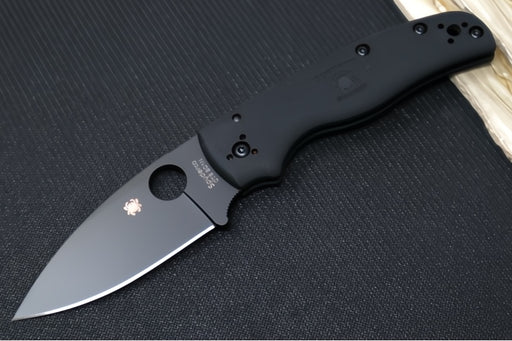 Spyderco Shaman Lightweight - Black FRN Handle / CTS-BD1N Steel / Black Finish C229PBBK - Northwest Knives