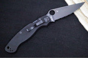 Spyderco Military 2 - CPM-S30V Steel / Black Blade with Full Serrate / Black G-10 Handle C36GSBK2 - Northwest Knives