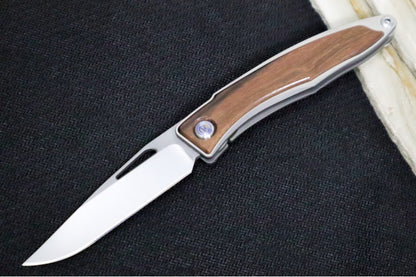 Chris Reeve Knives Mnandi Gentleman's Knife - Macassar Wood Inlay / CPM-Magnacut Steel (A3)