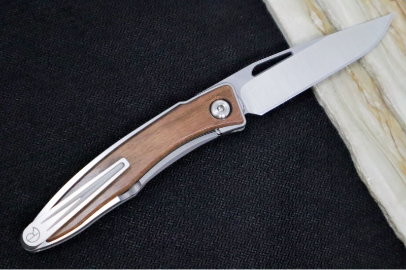 Chris Reeve Knives Mnandi Gentleman's Knife - Macassar Wood Inlay / CPM-Magnacut Steel (A3)