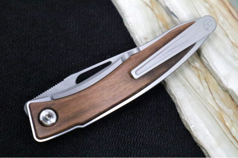 Chris Reeve Knives Mnandi Gentleman's Knife - Macassar Wood Inlay / CPM-Magnacut Steel (A3)