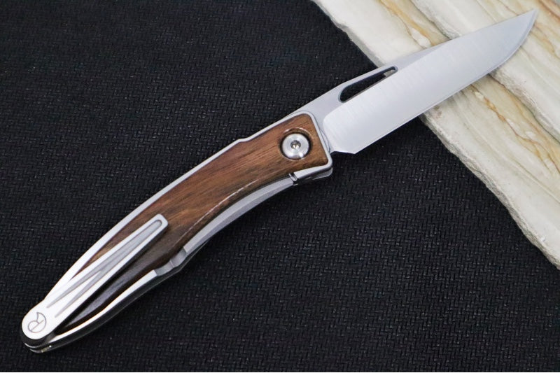 Chris Reeve Knives Mnandi Gentleman's Knife - Macassar Wood Inlay / CPM-Magnacut Steel (A4)