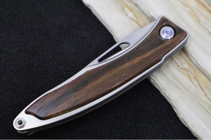 Chris Reeve Knives Mnandi Gentleman's Knife - Macassar Wood Inlay / CPM-Magnacut Steel (A4)