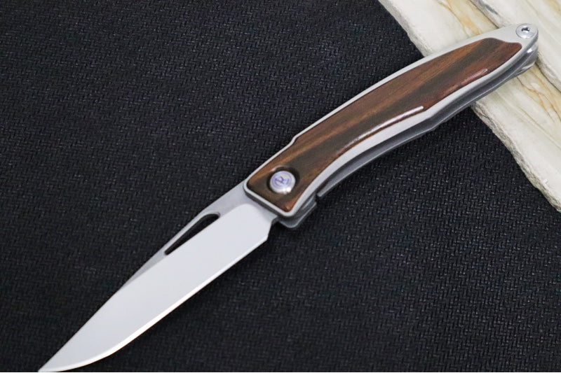 Chris Reeve Knives Mnandi Gentleman's Knife - Macassar Wood Inlay / CPM-Magnacut Steel (A4)