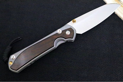 Chris Reeve Large Sebenza 31 LEFT HAND - Insingo Blade / Macassar Ebony Inlay / CPM-Magnacut Steel (A1)