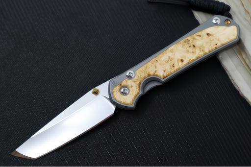 Chris Reeve Knives Small Sebenza 31 - Tanto / Box Elder Inlay / CPM-Magnacut Steel S31-1132 (A4) - Northwest Knives
