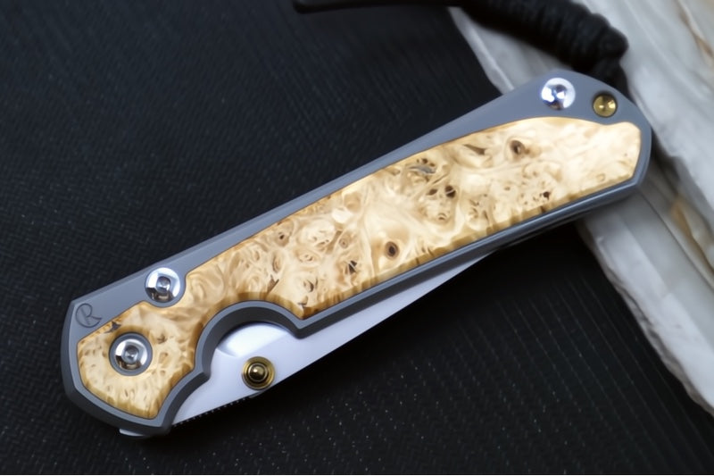 Chris Reeve Knives Small Sebenza 31 - Tanto / Box Elder Inlay / CPM-Magnacut Steel S31-1132 (A4)