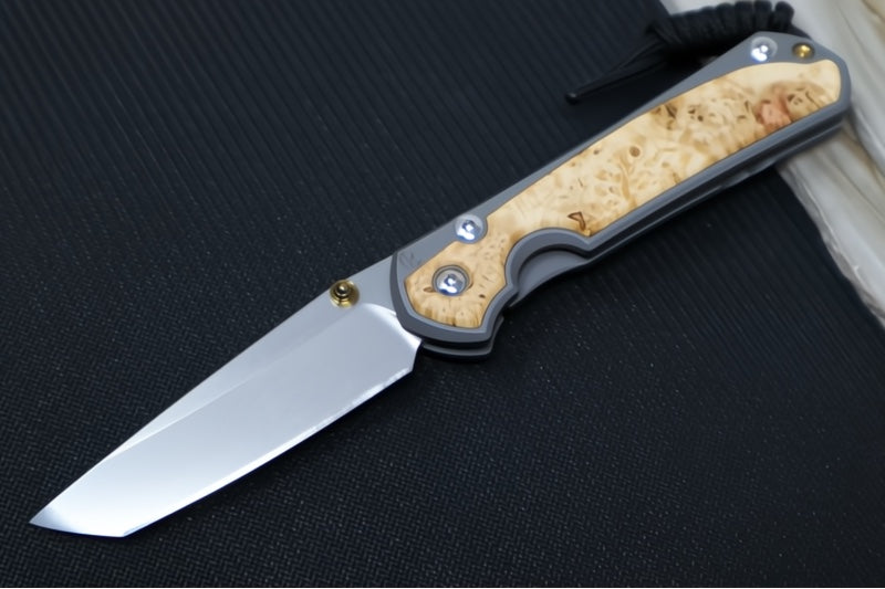 Chris Reeve Knives Small Sebenza 31 - Tanto / Box Elder Inlay / CPM-Magnacut Steel S31-1132 (A3)