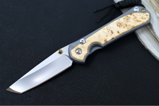 Chris Reeve Knives Small Sebenza 31 - Tanto / Box Elder Inlay / CPM-Magnacut Steel S31-1132 (A1) - Northwest Knives