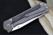 Chris Reeve Knives Large Sebenza 31 Left Handed - Insingo Blade / Black Canvas Micarta L31-1221 - Northwest Knives