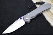 Chris Reeve Knives Small Inkosi Glass Blasted - Drop Point / CPM-Magnacut Steel / Glass Blasted Titanium Handle SIN-1108 - Northwest Knives