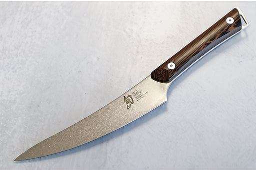 Shun Kanso - 6.25" Boning/Fillet Knife - AUS10A High-Carbon Vanadium Stainless Steel with Heritage finish - Tagayasan Handle with Stainless Steel Rivets - Made in Seki City, Japan - Northwest Knives
