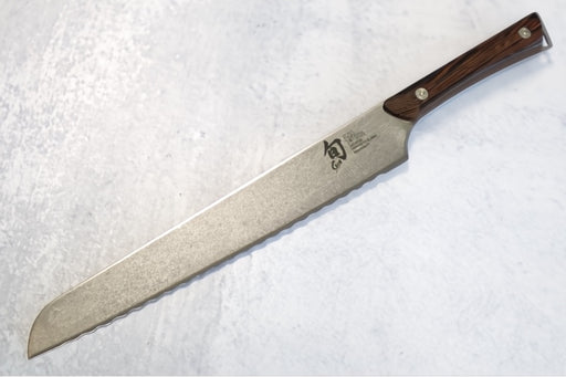 Shun Kanso - 9" Bread Knife - AUS10A High-Carbon Vanadium Stainless Steel with Heritage finish - Tagayasan Handle with Stainless Steel Rivets - Made in Seki City, Japan - Northwest Knives