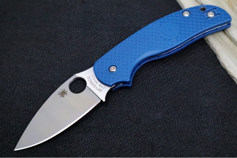 Spyderco Sage 5 - Blue FRN Handle / Satin Blade / CPM-SPY27 Steel - C123PCBL - Northwest Knives