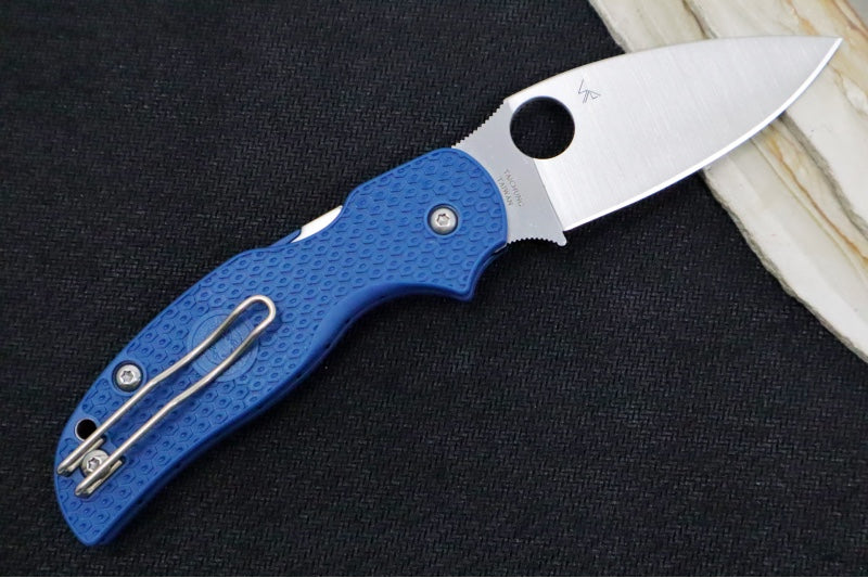 Spyderco Sage 5 - Blue FRN Handle / Satin Blade / CPM-SPY27 Steel - C123PCBL