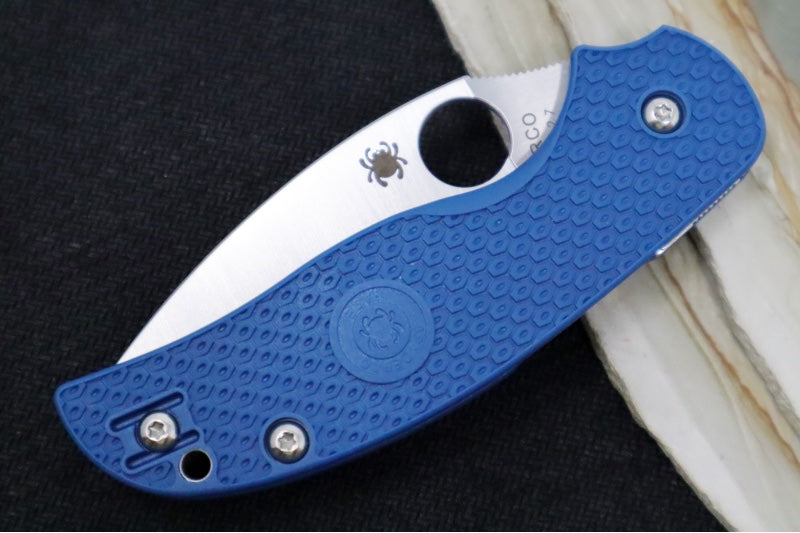 Spyderco Sage 5 - Blue FRN Handle / Satin Blade / CPM-SPY27 Steel - C123PCBL