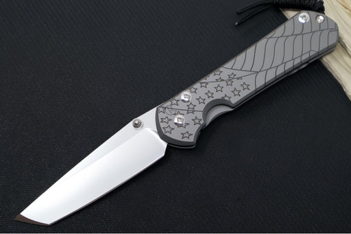 Chris Reeve Knives Large Sebenza 31 CGG "Forever Flag" - Tanto Blade / Magnacut Steel / Titanium Handle L31-1510 - Northwest Knives