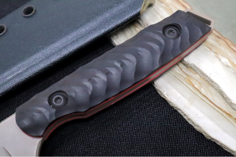 Toor Knives Field 2.0 Canyon Drab - Canyon Drab KG Gunkote Finished Blade / CPM-154 Steel / Ebony Dynamic Fluting Handle / Kydex Sheath
