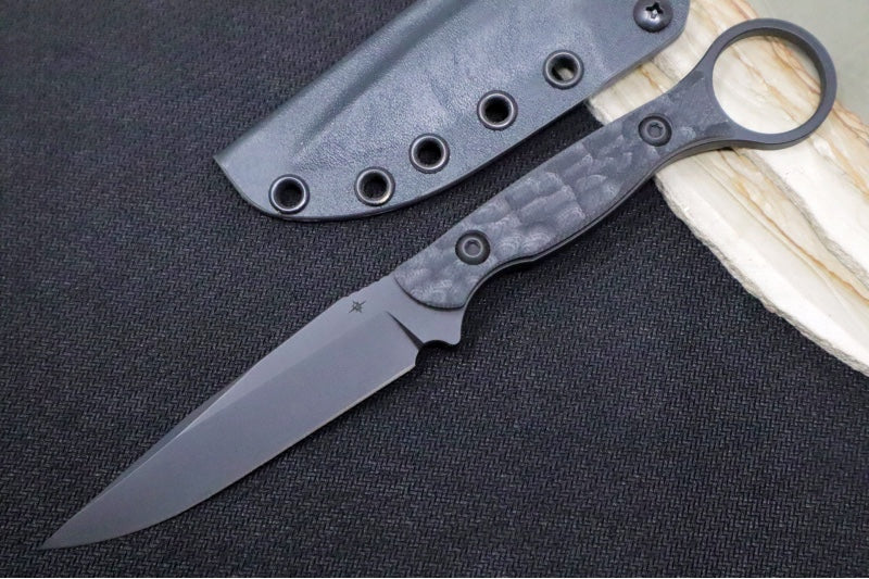 Toor Knives Serpent S Socom Black - Socom Black KG Gunkote Blade / CPM-M4 Steel / Black G-10 Handle / Kydex Sheath