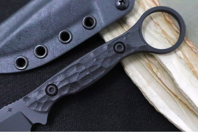 Toor Knives Serpent S Socom Black - Socom Black KG Gunkote Blade / CPM-M4 Steel / Black G-10 Handle / Kydex Sheath