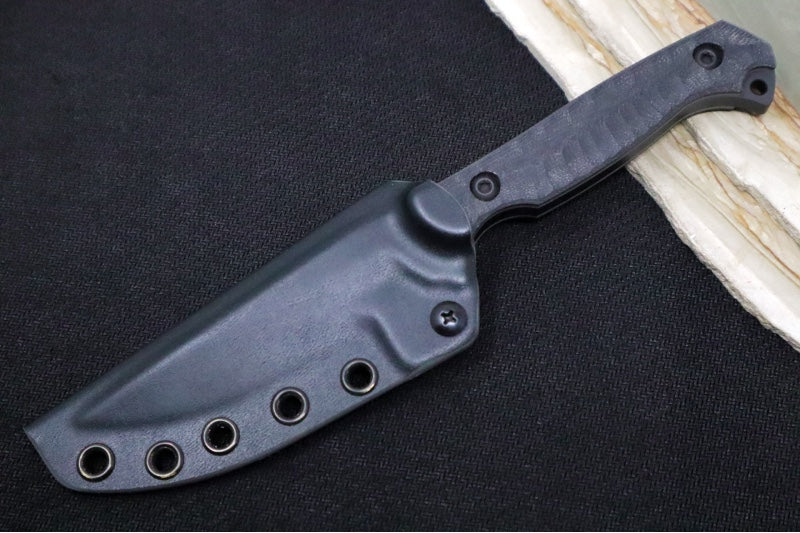 Toor Knives Krypteia S Socom Black - Socom Black KG Gunkote Finished Blade / CPM-M4 Steel / Black G-10 Handle / Kydex Sheath - Northwest Knives