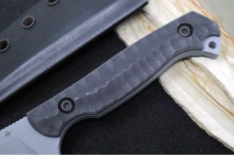 Toor Knives Krypteia S Phantom Grey - Phantom Grey KG Gunkote Finished Blade / CPM-M4 Steel / Black G-10 Handle / Kydex Sheath
