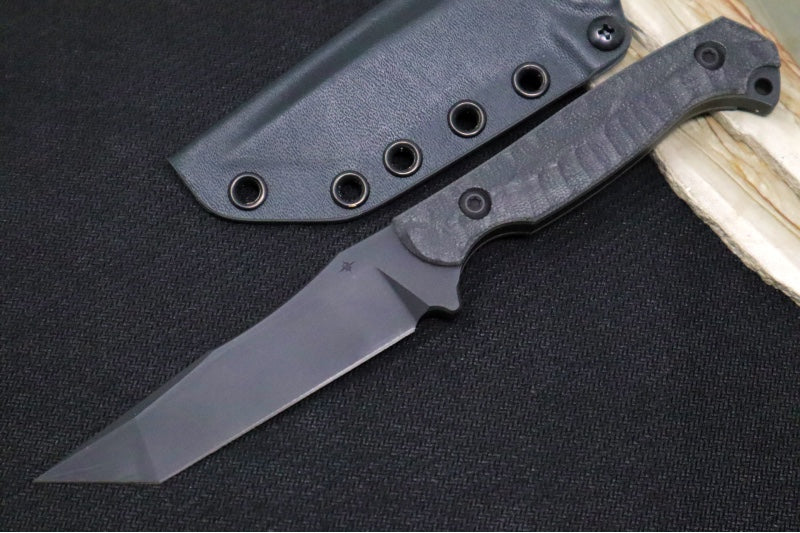 Toor Knives Krypteia T Socom Black - Socom Black KG Gunkote Finished Blade / CPM-M4 Steel / Black G-10 Handle / Kydex Sheath - Northwest Knives