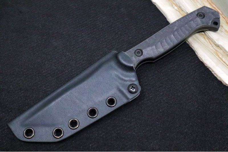 Toor Knives Krypteia T Socom Black - Socom Black KG Gunkote Finished Blade / CPM-M4 Steel / Black G-10 Handle / Kydex Sheath