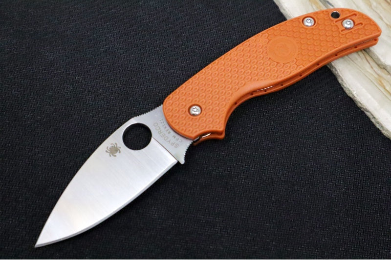 Spyderco Sage 5 Lightweight - Orange FRN Handle / Satin Finish / CPM-REX121 Steel - C123BORP