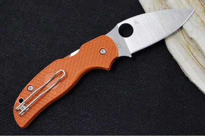 Spyderco Sage 5 Lightweight - Orange FRN Handle / Satin Finish / CPM-REX121 Steel - C123BORP