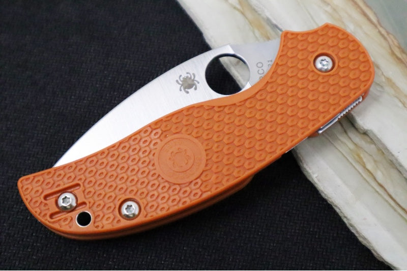 Spyderco Sage 5 Lightweight - Orange FRN Handle / Satin Finish / CPM-REX121 Steel - C123BORP - Northwest Knives