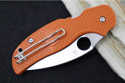 Spyderco Sage 5 Lightweight - Orange FRN Handle / Satin Finish / CPM-REX121 Steel - C123BORP - Northwest Knives