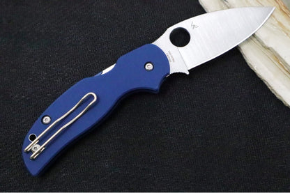 Spyderco Sage 5 - Cobalt Blue G-10 Handle / Satin Blade / CPM-SPY27 Steel - C123GPCBL