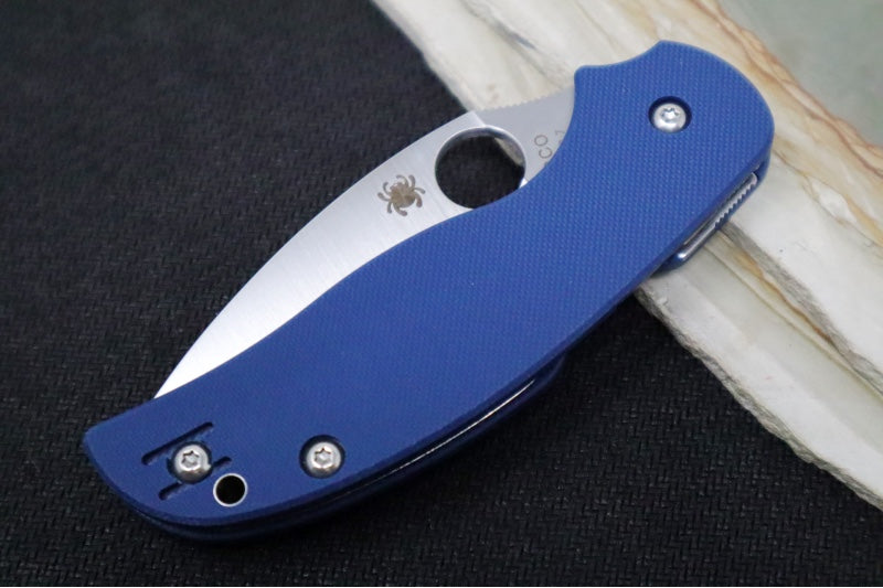 Spyderco Sage 5 - Cobalt Blue G-10 Handle / Satin Blade / CPM-SPY27 Steel - C123GPCBL - Northwest Knives