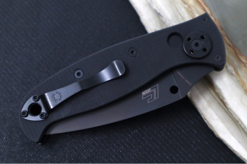 Garage Sale Spyderco Autonomy 2 - Black G-10 Handle / Black LC200N Blade with Partial Serrated Blade - C165GPSBBK2