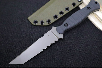 Toor Knives Overlord Woodland  - Woodland Green KG Gunkote Finished Blade / CPM-154 Steel / Black G10 Handle / Kydex Sheath