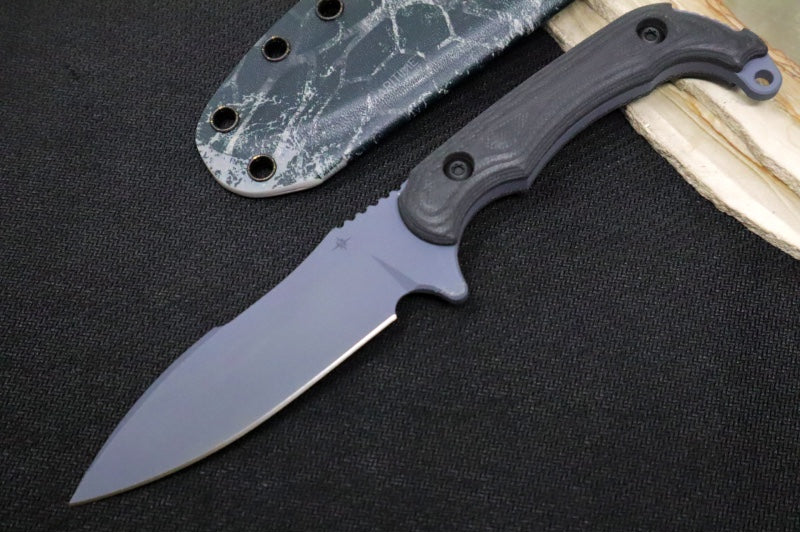 Toor Knives Apnea Abyss - Abyss KG Gunkote Finished Blade / CPM-Cruwear Steel / 	SureTouch™ G10 Handle / Kydex Sheath