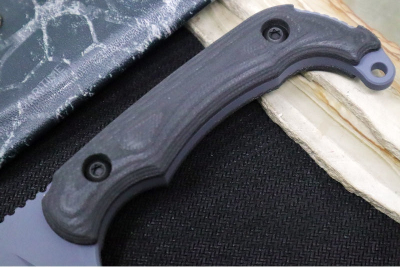 Toor Knives Apnea Abyss - Abyss KG Gunkote Finished Blade / CPM-Cruwear Steel / 	SureTouch™ G10 Handle / Kydex Sheath