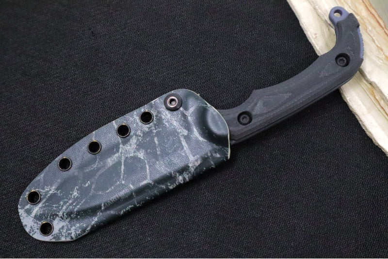 Toor Knives Apnea Abyss - Abyss KG Gunkote Finished Blade / CPM-Cruwear Steel / 	SureTouch™ G10 Handle / Kydex Sheath