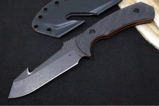 Toor Knives Egress 2.0 - Blackwashed Finished Blade / CPM-Cruwear Steel / Havoc Black G10 Handle / Kydex Sheath