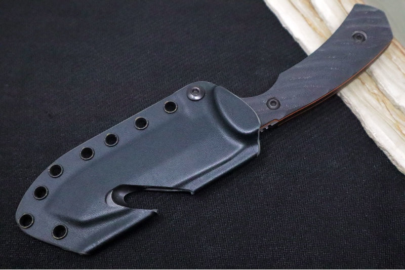 Toor Knives Egress 2.0 - Blackwashed Finished Blade / CPM-Cruwear Steel / Havoc Black G10 Handle / Kydex Sheath